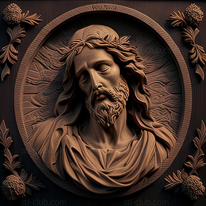 3D model st jesus (STL)